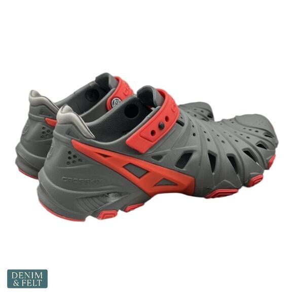 Crosskix 2.0 Red Dawn Hybrid Water Shoes Gray Red Outdoor Boating Hiking Beach - Picture 9 of 15